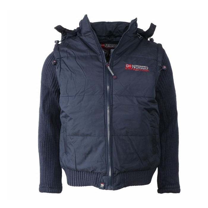 GEOGRAPHICAL NORWAY vesta pánska CRUMBERRY MEN 056 odopínateľné rukávy