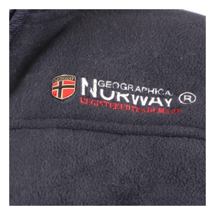 GEOGRAPHICAL NORWAY mikina pánská fleece UBOLT s kožíškem