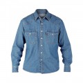 DUKE košeľa džínsová pánska Western Style Denim shirt nadmerná veľkosť